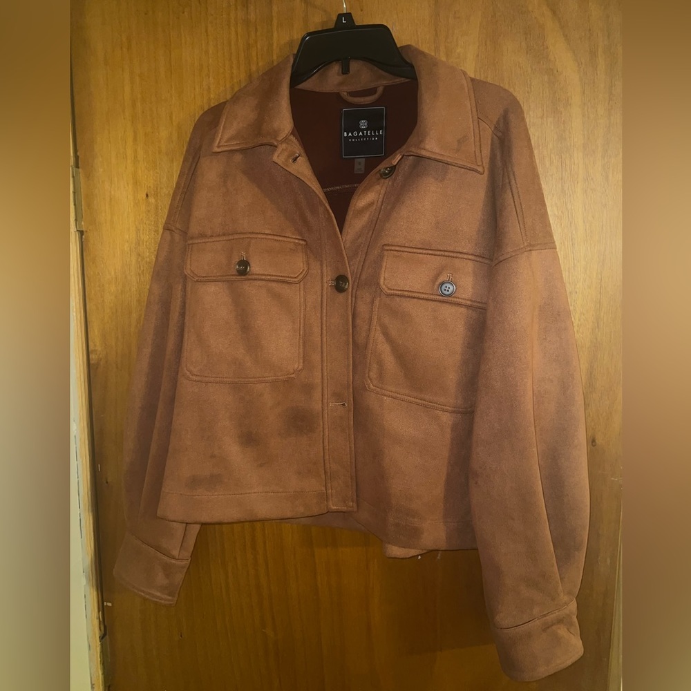 Oversized suede Jacket
